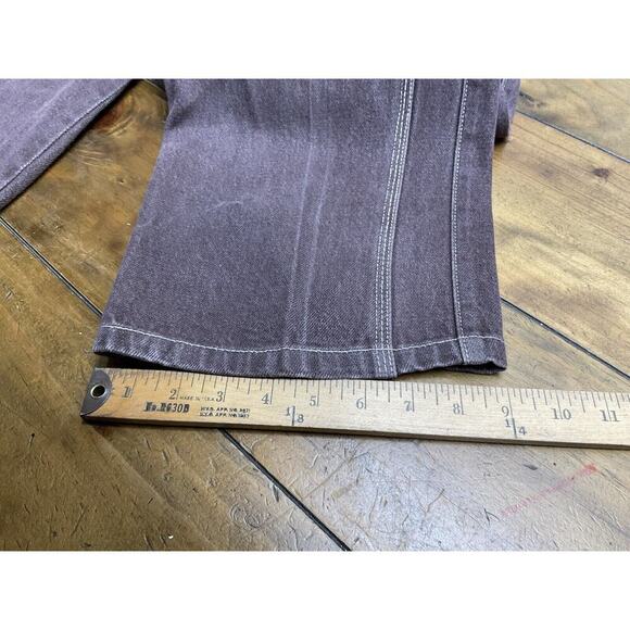 Vintage Davoucci Brown Hip Hop Jnco Style Men’s Jeans Size 34x32 - Picture 10 of 11